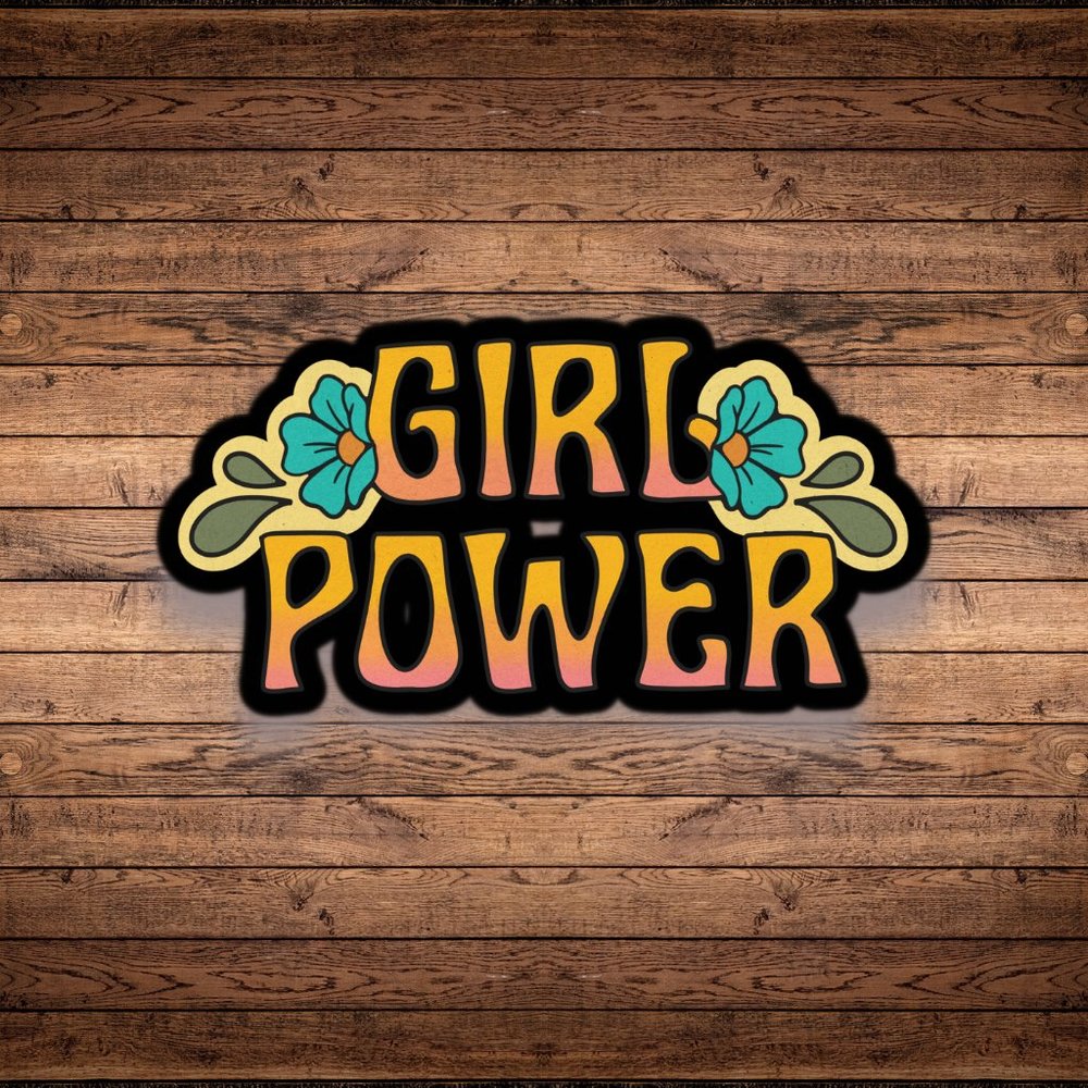 Girl Power Vinyl Sticker